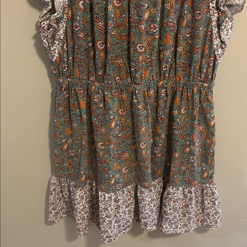 Universal thread Dress with Ruffle Sleeves size 1x - Picture 3 of 6